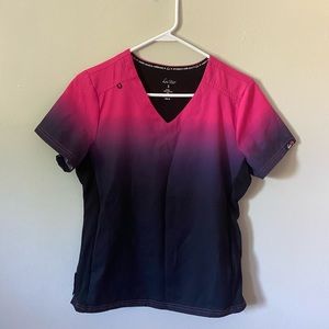 Size small Koi Scrub Top